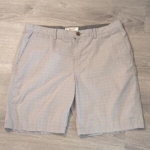 Original Penguin gray plaid shorts size 38